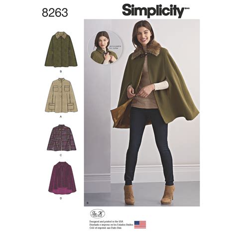 simplicity coat patterns|simplicity cape patterns for women.